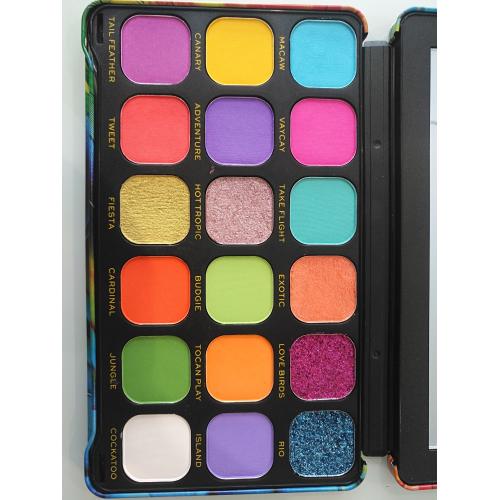 Revolution Beauty (Makeup Revolution) Forever Flawless Bird of Paradise Eyeshadow Palette (Paleta 18 cieni do powiek) - opinie | zdjęcie do recenzji od PAUNI - 2