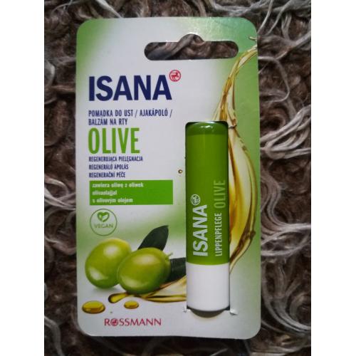Isana Lippenpflege Olive Regenierende Pflege mit Oliveol (Pomadka do ust `Regenerująca pielęgnacja` (nowa wersja)) - opinie | zdjęcie do recenzji od Krystian19 - 1