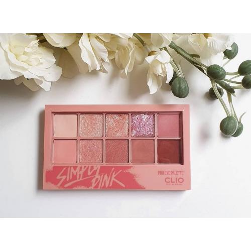 Clio Pro Eye Palette Simply Pink Eyeshadow Palette (Paleta cieni do powiek) - opinie | zdjęcie do recenzji od KimMiSo