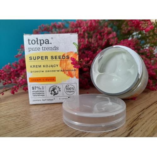 Tołpa Pure Trends, Super Seeds, Krem kojący przeciw zaczerwienieniom `Sezam + dynia` - opinie | zdjęcie do recenzji od kinga_g91
