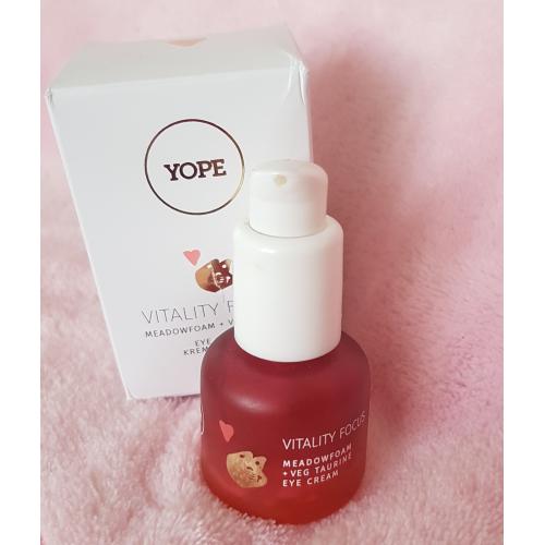 Yope Vitality Focus Meadowfoam + Veg Taurine Eye Cream (Krem pod oczy) - opinie | zdjęcie do recenzji od Staria - 1