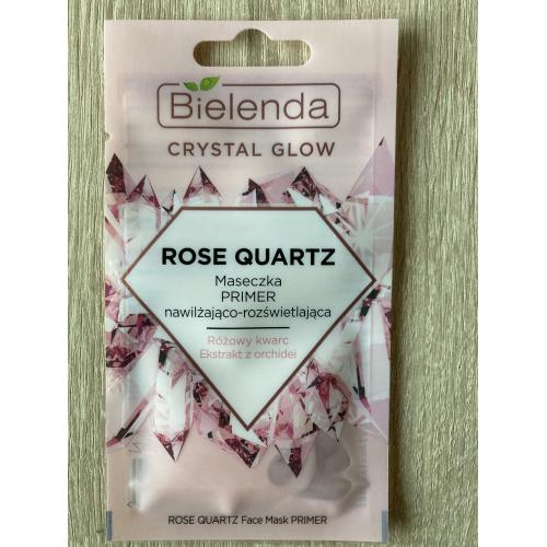 Bielenda Crystal Glow Rose Quartz, Maseczka - primer nawilżająco-rozświetlająca - opinie | zdjęcie do recenzji od natus2202