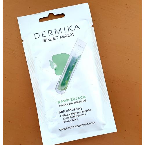 Dermika Sheet Mask, Nawilżająca maska na tkaninie `Sok aloesowy` - opinie | zdjęcie do recenzji od Iwona_C