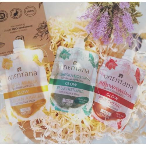 Orientana Glow Pink Cherry Natural Facial Mask (Naturalna maseczka do twarzy `Różowa wiśnia`) - opinie | zdjęcie do recenzji od mala_222 - 2