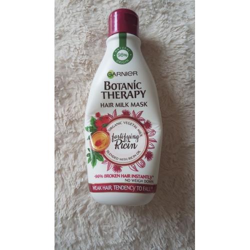 Garnier Botanic Therapy, Hair Milk Mask Wzmacniająca Rycyna, Maska do włosów osłabionych z tendencją do łamliwości - opinie | zdjęcie do recenzji od AgaB1998 - 1