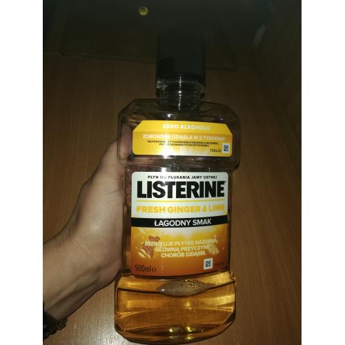 Listerine Fresh Ginger & Lime, Płyn do płukania jamy ustnej  `Łagodny smak` - opinie | zdjęcie do recenzji od Ivonek38