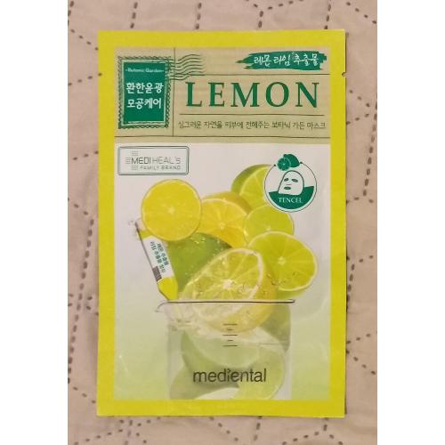 Mediheal Mediental, Botanic Garden, Lemonlime Sheet Mask (Maska w płachcie z limonką i cytrynką) - opinie | zdjęcie do recenzji od Ariessa