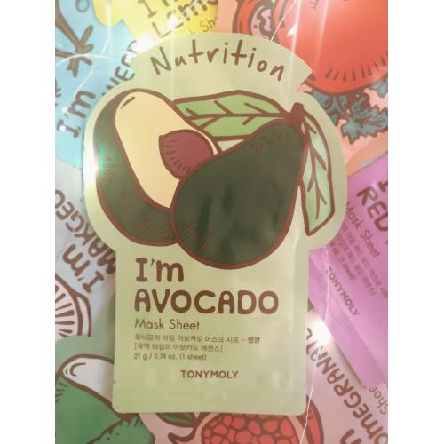 Tony Moly I'm Real, Avocado Mask Sheet 'Nutrition' (Maska w płacie z awokado 'Odżywcza') - opinie | zdjęcie do recenzji od mala_222 - 1