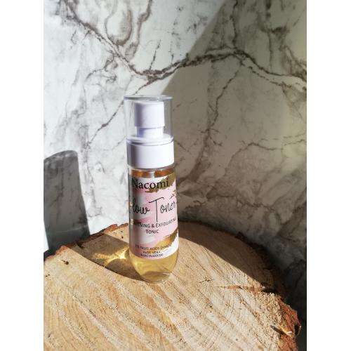 Nacomi Glow Toner, Brightening & Exfoliating Tonic (Tonik złuszczająco - wygładzający) - opinie | zdjęcie do recenzji od Justyna_moja_pielegnacja