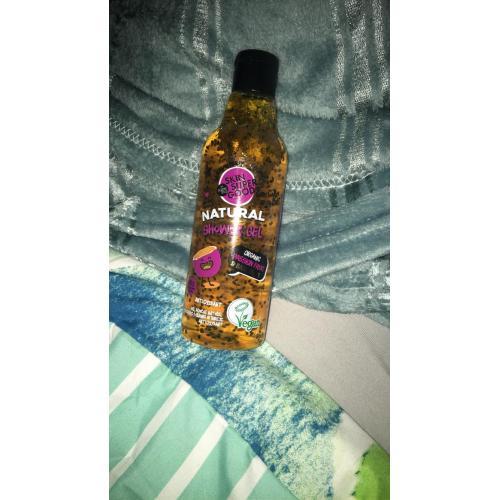 Planeta Organica Skin Superfood, Natural Shower Gel Antioxidant Passion Fruit & Basil Seeds (Żel pod prysznic) - opinie | zdjęcie do recenzji od blekit_nieba - 1