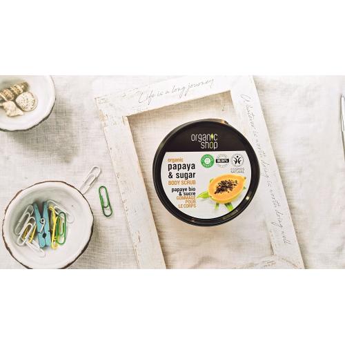 Organic Shop Papaya & Sugar, Body Peeling (Peeling do ciała `Soczysta papaja`) - opinie | zdjęcie do recenzji od Kamila1707