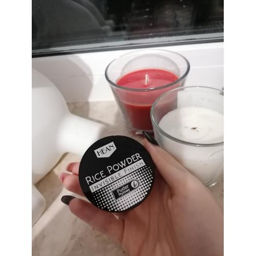 Hean Rice Powder Invisible Finish (Puder ryżowy) - opinie | zdjęcie do recenzji od blondeinbeauty