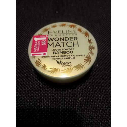 Eveline Cosmetics Wonder Match, Bamboo Loose Powder (Bambusowy puder sypki wygładzająco-matujący) - opinie | zdjęcie do recenzji od AnnNowa