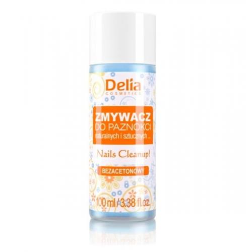 Delia Nails Cleanup!, Bezacetonowy zapachowy zmywacz do paznokci naturalnych i sztucznych - opinie | zdjęcie do recenzji od _inga
