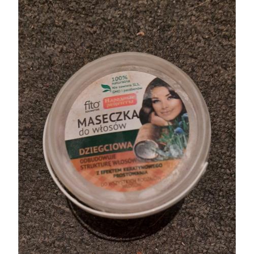 Fitokosmetik Przepisy Ludowe, Maska do włosów osłabionych dziegciowa odbudowująca z efektem keratynowego prostowania - opinie | zdjęcie do recenzji od Smerfeta83 - 2