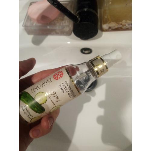 Ingrid Cosmetics Refreshing Cucumber Tonic (Odświeżający tonik ogórkowy) - opinie | zdjęcie do recenzji od Wiola435