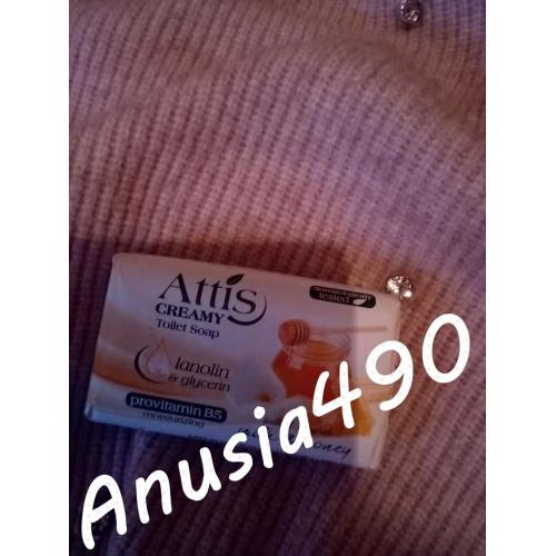 Attis Milk & Honey Toilet Soap Creamy (Mydło toaletowe kremowe z miodem i mlekiem) - opinie | zdjęcie do recenzji od Anusia490