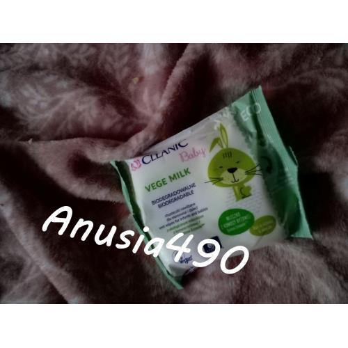 Cleanic Baby Eco, Vege Milk, Chusteczki nawilżane - opinie | zdjęcie do recenzji od Anusia490