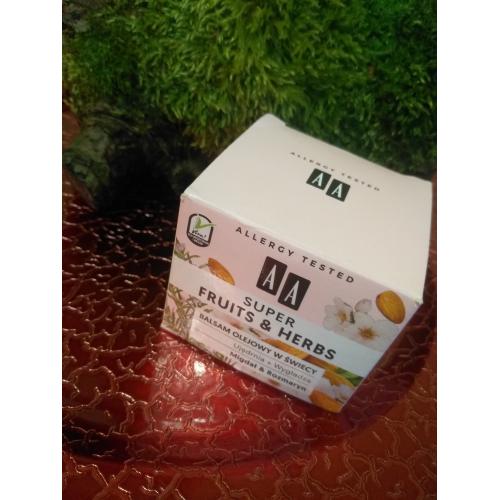 AA Super Fruits & Herbs, Balsam olejowy w świecy `Migdał & rozmaryn` - opinie | zdjęcie do recenzji od Mojerecenzje - 2