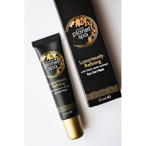 Avon Planet Spa, Luxury Spa, Reviving Eye Smoother [Luxuriously Refining Eye Gel Mask] (Rewitalizująco-wygładzający żel do pielęgnacji okolic oczu z czarnym kawiorem) - opinie | zdjęcie do recenzji od 123eliza96