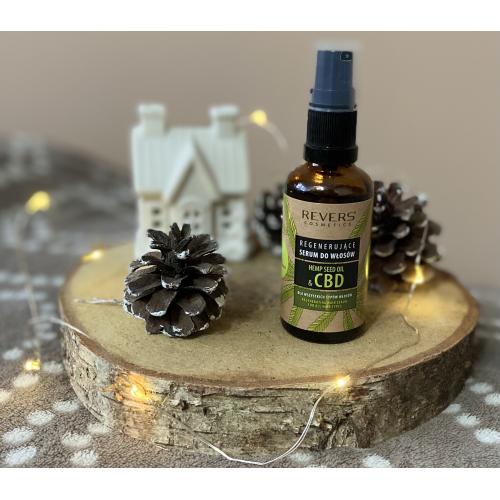 Revers Cosmetics Hemp Seed Oil & CBD, Regenerujące serum do włosów z naturalnym olejem konopnym z CBD - opinie | zdjęcie do recenzji od CarolineA995