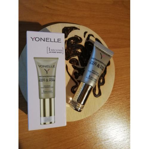 Yonelle Metamorphosis, Maxi Matt & Mini Pore  Mousse Top Perfector (Mus-perfektor błyskawicznie matujący skórę i maskujący pory) - opinie | zdjęcie do recenzji od Ivonek38 - 1