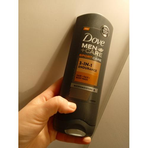 Dove Men + Care, Sport Care, 3-in1 Endurance Hair + Face + Body Wash (Żel pod prysznic do mycia ciała i twarzy dla mężczyzn) - opinie | zdjęcie do recenzji od Moniula93 - 1