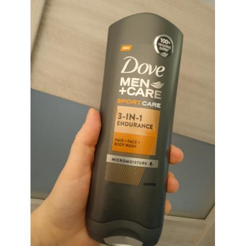 Dove Men + Care, Sport Care, 3-in1 Endurance Hair + Face + Body Wash (Żel pod prysznic do mycia ciała i twarzy dla mężczyzn) - opinie | zdjęcie do recenzji od Moniula93 - 2