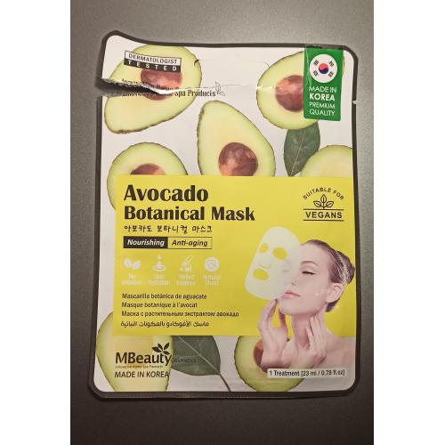 MBeauty Avocado Botanical Mask (Odżywcza i odmładzająca maska z awokado na płachcie) - opinie | zdjęcie do recenzji od Pati___Czek
