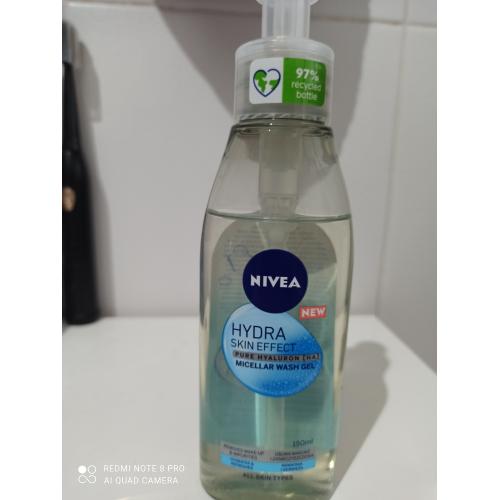 Nivea Hydra Skin Effect, Micelarny żel do mycia twarzy z kwasem hialuronowym - opinie | zdjęcie do recenzji od daria_tkaczyk