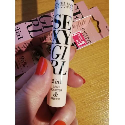 Eveline Cosmetics Sexy Girl 2 in 1 Lash Booster Primer (Odżywka i baza do rzęs 2 w 1) - opinie | zdjęcie do recenzji od Ivonek38