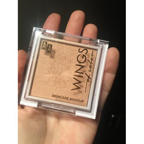 AA Wings of Color Skincare Makeup, Precious Highlighter (Efektowny rozświetlacz do modelowania) - opinie | zdjęcie do recenzji od MartaSowka - 3