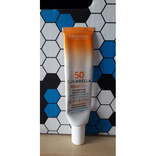 Dermedic Sunbrella, Ultralekki ochronny krem koloryzujący SPF 50 - opinie | zdjęcie do recenzji od Mala_mi95