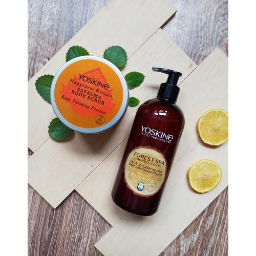 Yoskine Happinnes Rituals, Satsuma Body Scrub (Peeling cukrowy do ciała) - opinie | zdjęcie do recenzji od Kosmetycznemusthave