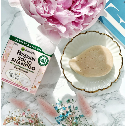 Garnier Respons Softening Solid Shampoo Oat Milk Delicacy (Szampon do włosów w kostce) - opinie | zdjęcie do recenzji od Ania_poprostuAnia