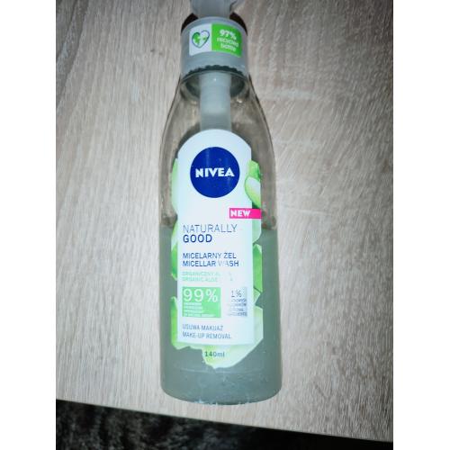 Nivea Naturally Good, Żel micelarny `Organiczny aloes` - opinie | zdjęcie do recenzji od malutka20123