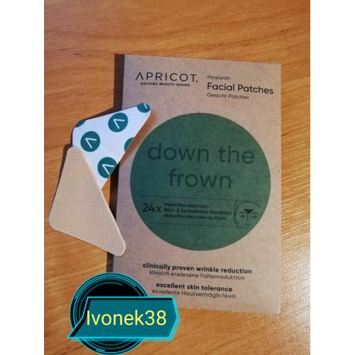 Apricot Beauty & Healthcare Down the Frown Hyaluron Facial Patches (Płatki na twarz z kwasem hialuronowym) - opinie | zdjęcie do recenzji od Ivonek38 - 1