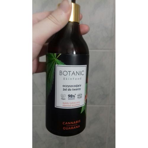 Botanic Skin Food Oczyszczający żel do twarzy `Cannabis i guarana` - opinie | zdjęcie do recenzji od Wikikatalex
