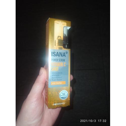 Isana Power Serum Vitamin C Shot (Serum do twarzy z witaminą C) - opinie | zdjęcie do recenzji od Edytaj7
