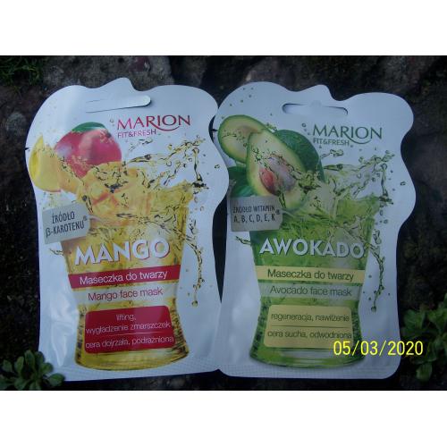 Marion Fit & Fresh Avocado Face Mask (Maseczka na twarz, szyję i dekolt 'Awokado') - opinie | zdjęcie do recenzji od Smerfeta83