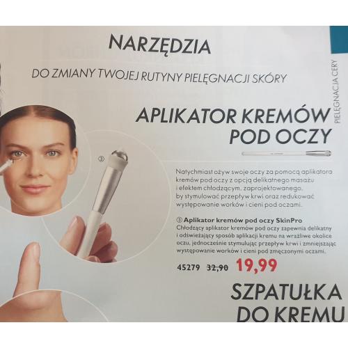 Oriflame SkinPro, Eye Reviver (Aplikator kremów pod oczy) - opinie | zdjęcie do recenzji od zaczytanaorsa - 1