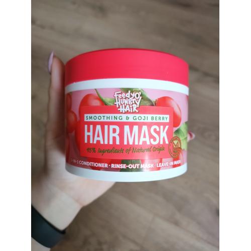 Action Feedyo' Hungry Hair, Smoothing & Goji Berry Hair Mask (Maska do włosów z owocami goji) - opinie | zdjęcie do recenzji od HappyLady95 - 1