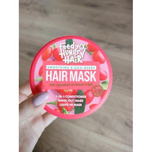 Action Feedyo' Hungry Hair, Smoothing & Goji Berry Hair Mask (Maska do włosów z owocami goji) - opinie | zdjęcie do recenzji od HappyLady95 - 2