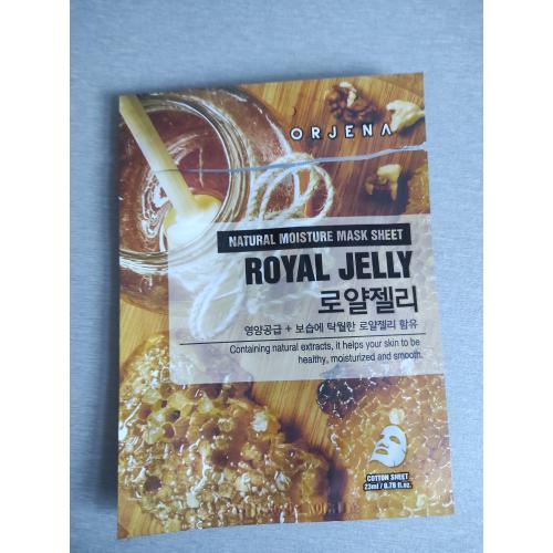 Orjena Natural Moisture Mask Sheet Royal Jelly (Maska w płachcie z mleczkiem pszczelim odżywcza) - opinie | zdjęcie do recenzji od mm2991