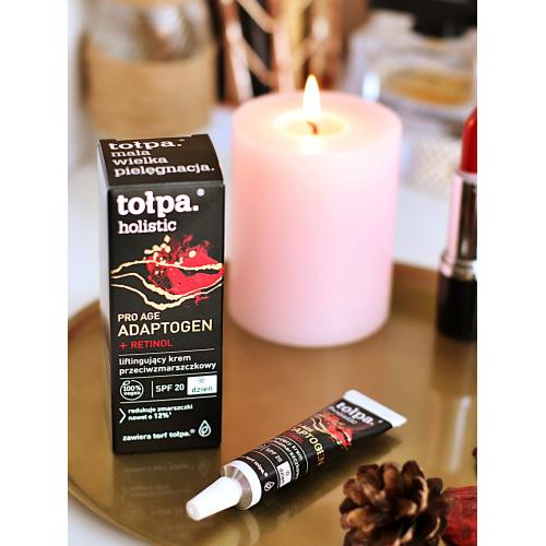 Tołpa Holistic, Pro Age Adaptogen, Liftingujący krem przeciwzmarszczkowy na dzień SPF 20 - opinie | zdjęcie do recenzji od inmakeupbag - 1