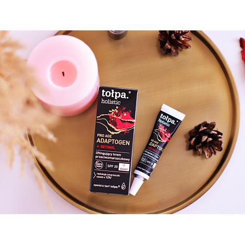 Tołpa Holistic, Pro Age Adaptogen, Liftingujący krem przeciwzmarszczkowy na dzień SPF 20 - opinie | zdjęcie do recenzji od inmakeupbag - 2