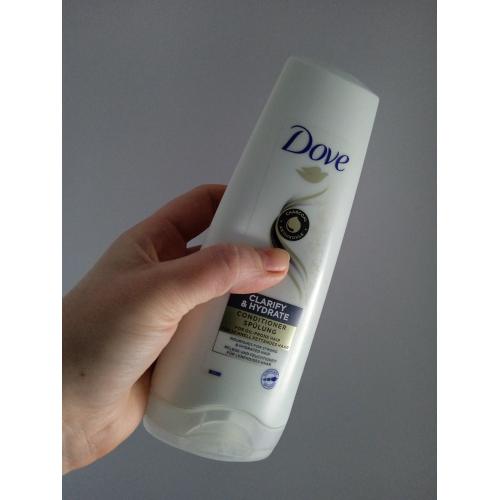 Dove Clarify & Hydrate, Conditioner (Nawilżająca lekka odżywka z węglem atywnym do włosów przetłuszczających się) - opinie | zdjęcie do recenzji od Moniula93