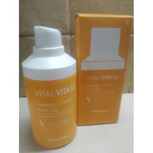 Tony Moly Vital Vita 12, Synergy Cream (Krem o wysoce skoncentrowanej formule) - opinie | zdjęcie do recenzji od Gogo145 - 2