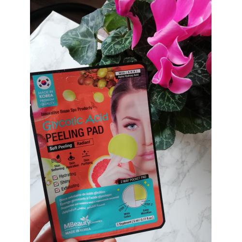 MBeauty Glycolid Acid Peeling Pad (Oczyszczająco-peelingujący płatek do twarzy z kwasem AHA) - opinie | zdjęcie do recenzji od Tinaaa1987