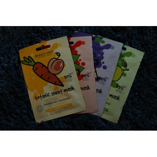 Beauty Shot Botanic Sheet Mask, Maska regenerująca `Marchewka, morela` - opinie | zdjęcie do recenzji od stokrotka__k